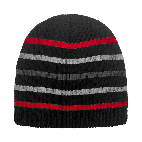 00493 STRIPE BEANIE W FLEECE | Grand Sierra Gloves